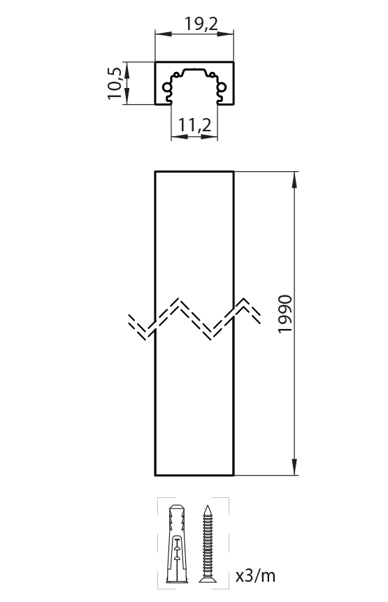 Dimension drawing