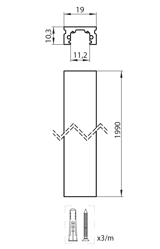 Dimension drawing