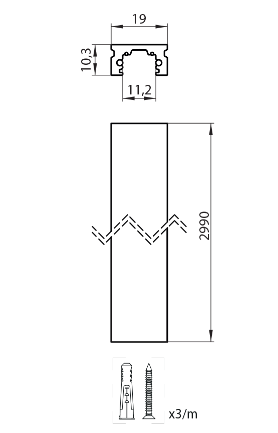 Dimension drawing