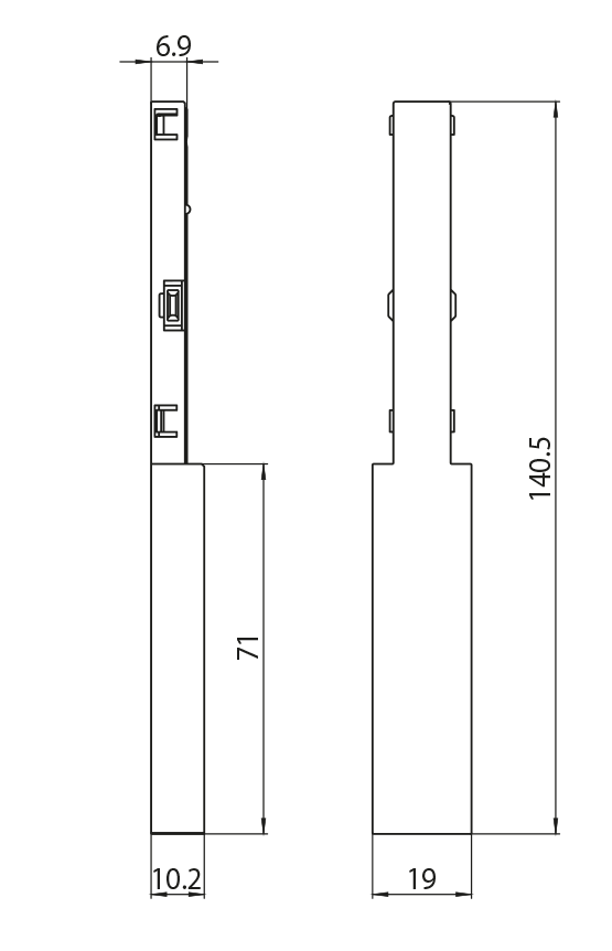 Dimension drawing