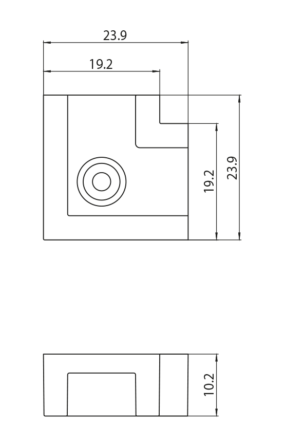 Dimension drawing