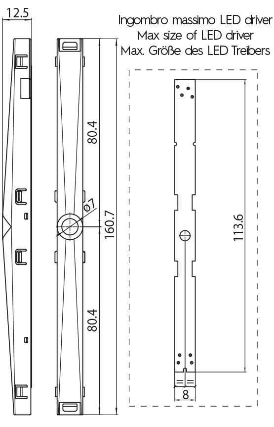 Dimension drawing