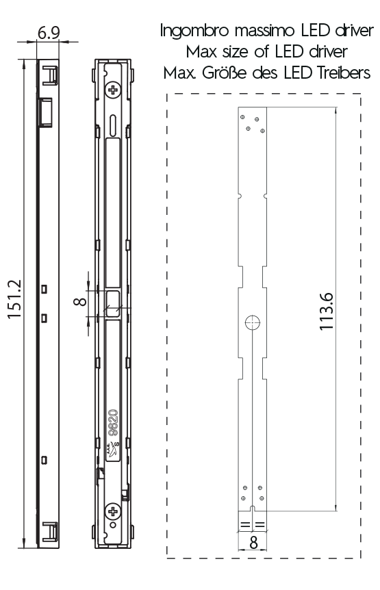 Dimension drawing