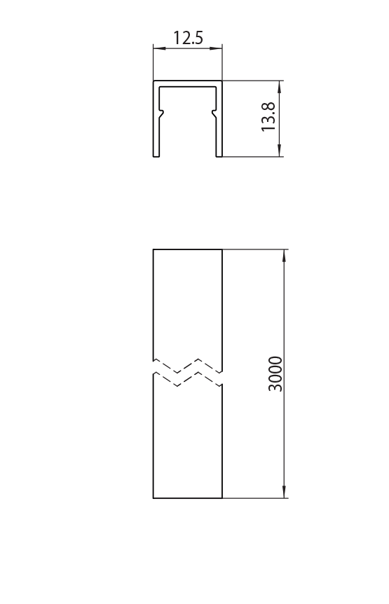 Dimension drawing