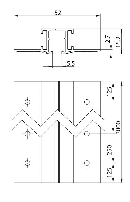 Dimension drawing