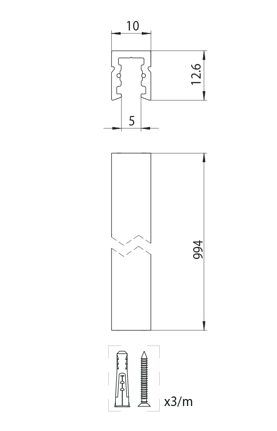 Dimension drawing