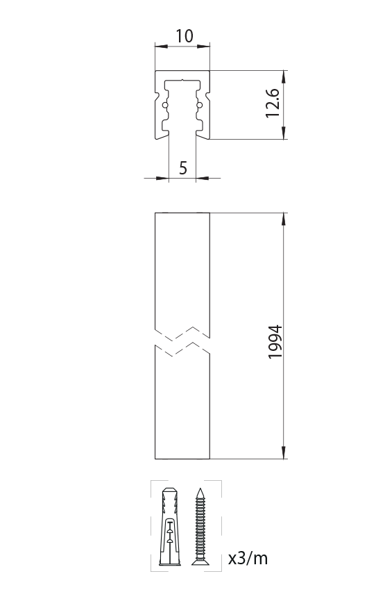 Dimension drawing