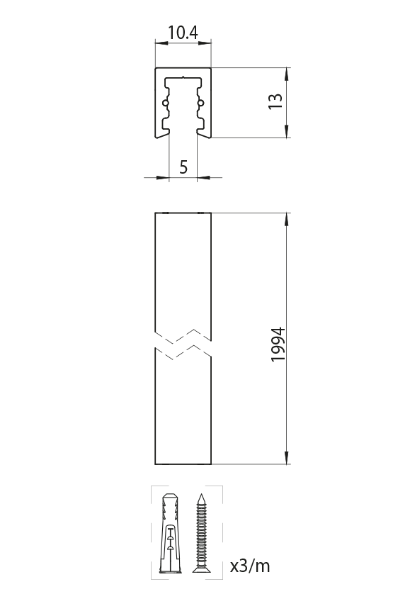 Dimension drawing