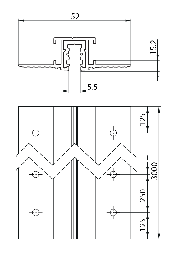 Dimension drawing