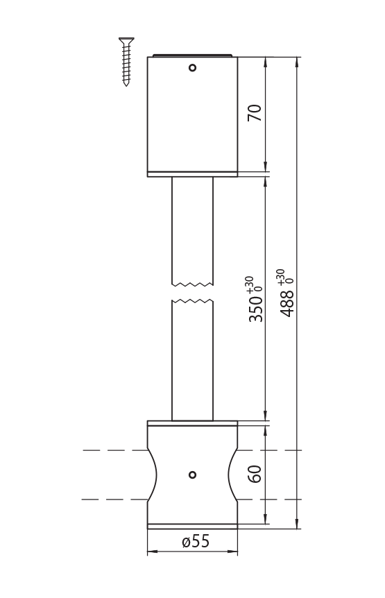 Dimension drawing