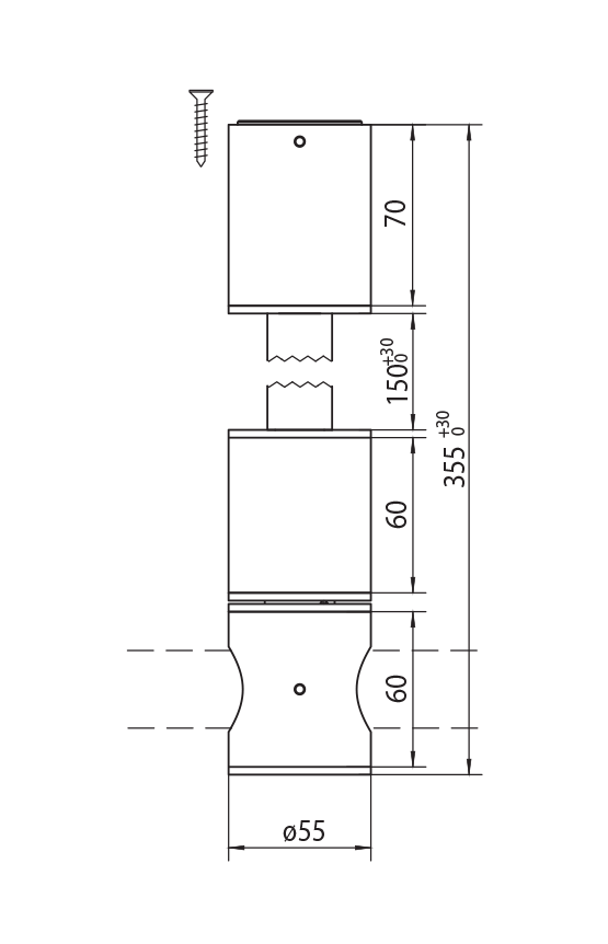 Dimension drawing