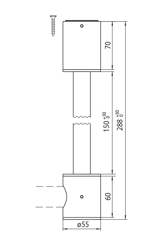 Dimension drawing
