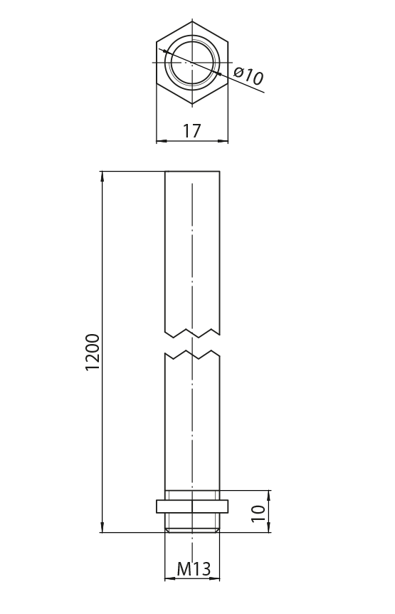 Dimension drawing