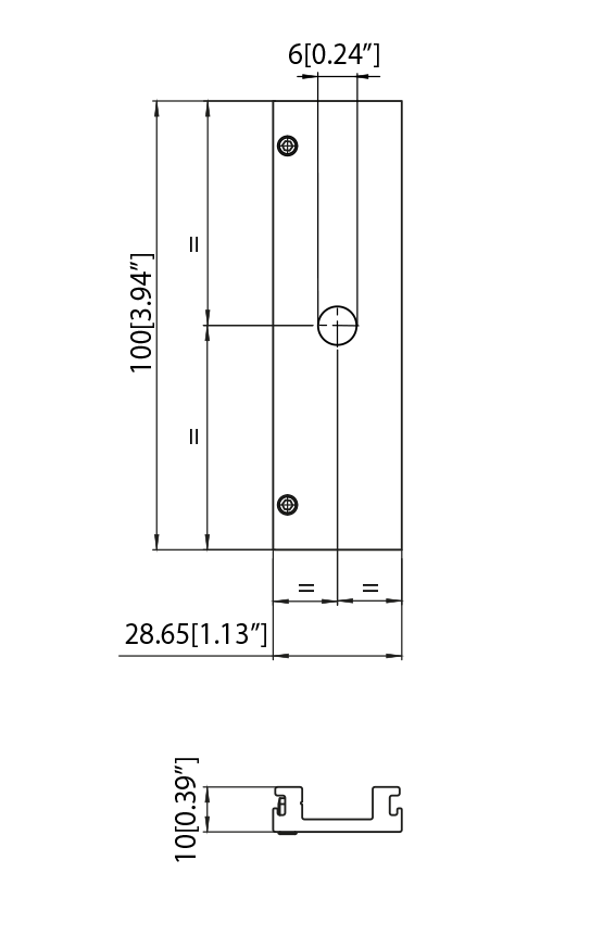Dimension drawing