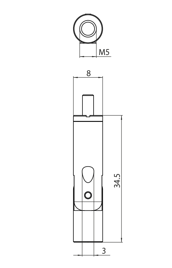 Dimension drawing
