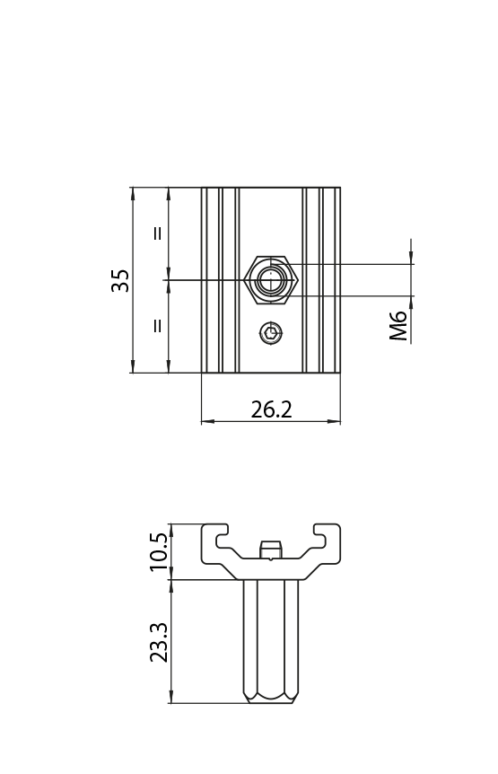 Dimension drawing