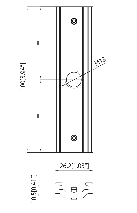 Dimension drawing