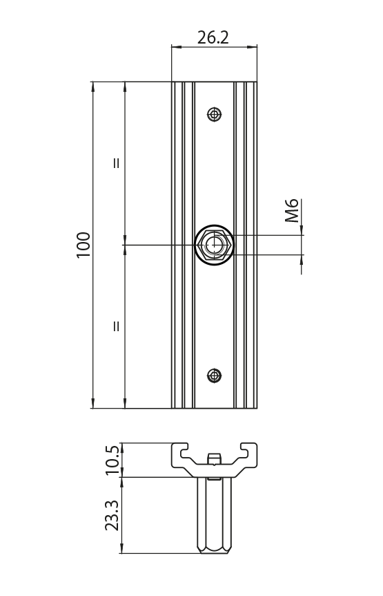 Dimension drawing