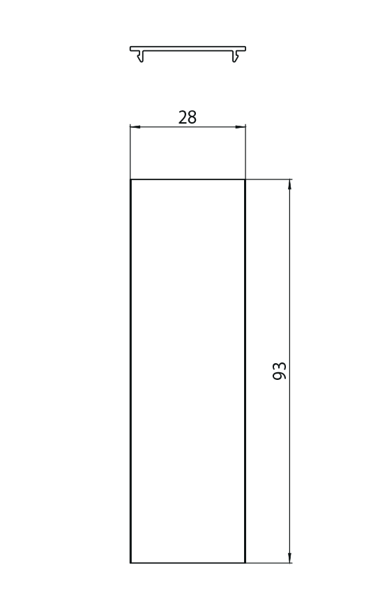 Dimension drawing