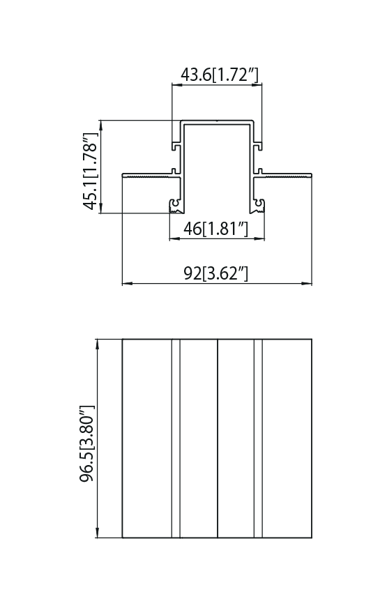 Dimension drawing