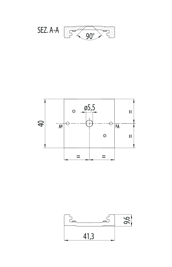 Dimension drawing