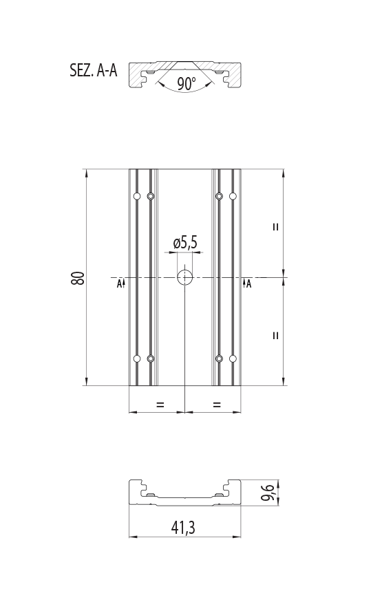 Dimension drawing