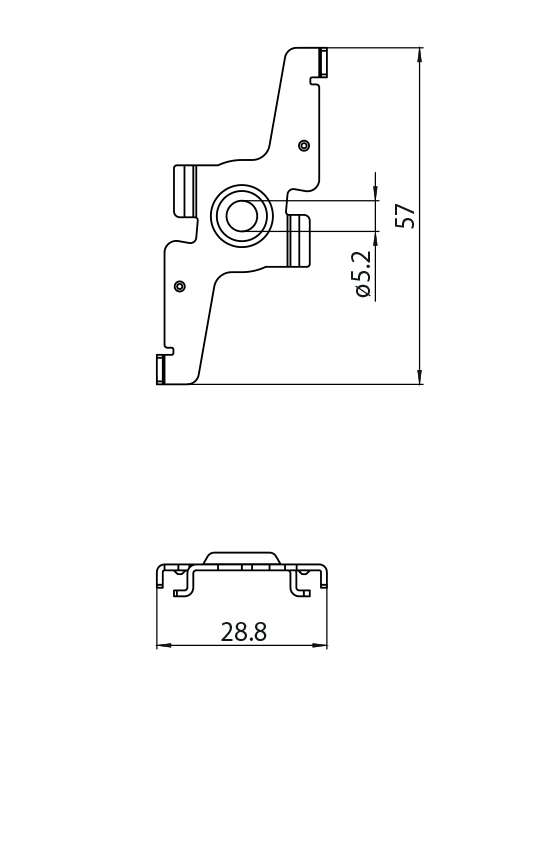 Dimension drawing