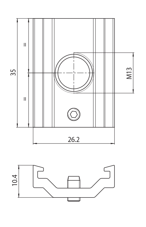 Dimension drawing