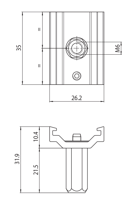 Dimension drawing