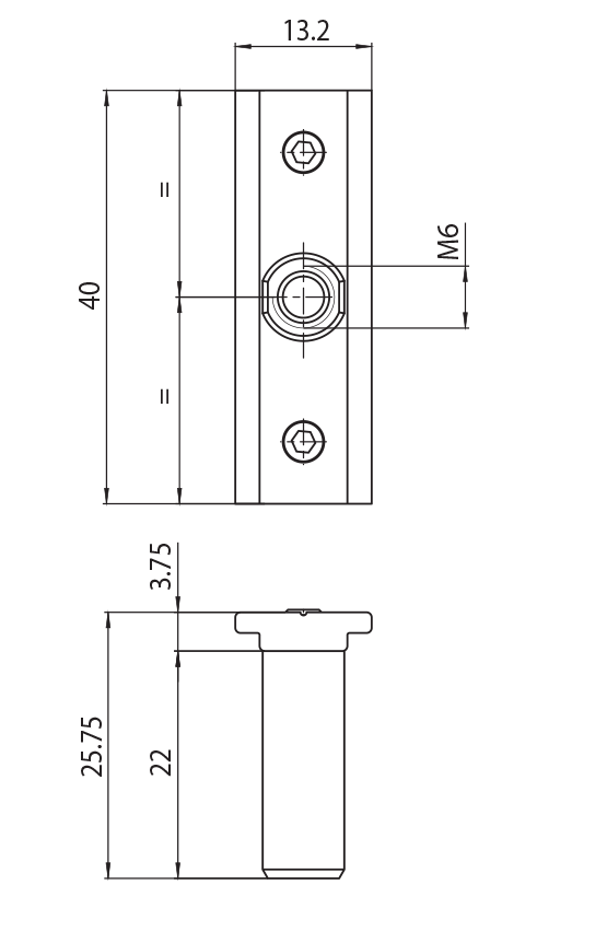Dimension drawing