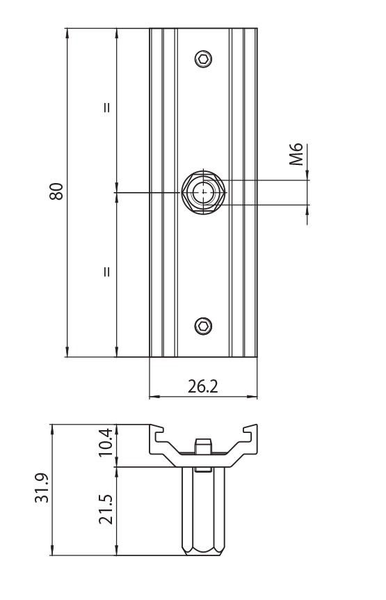 Dimension drawing