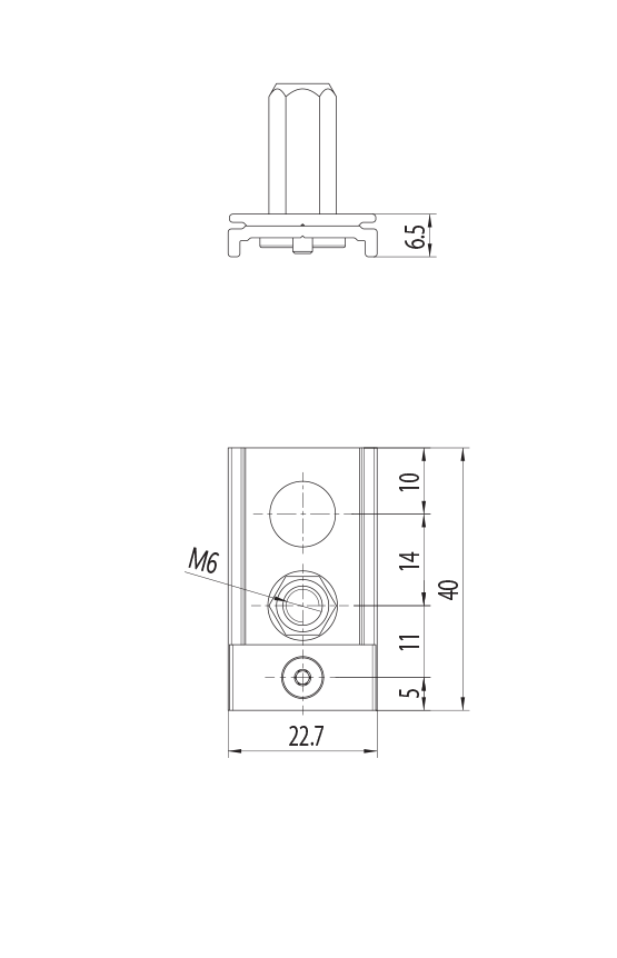 Dimension drawing