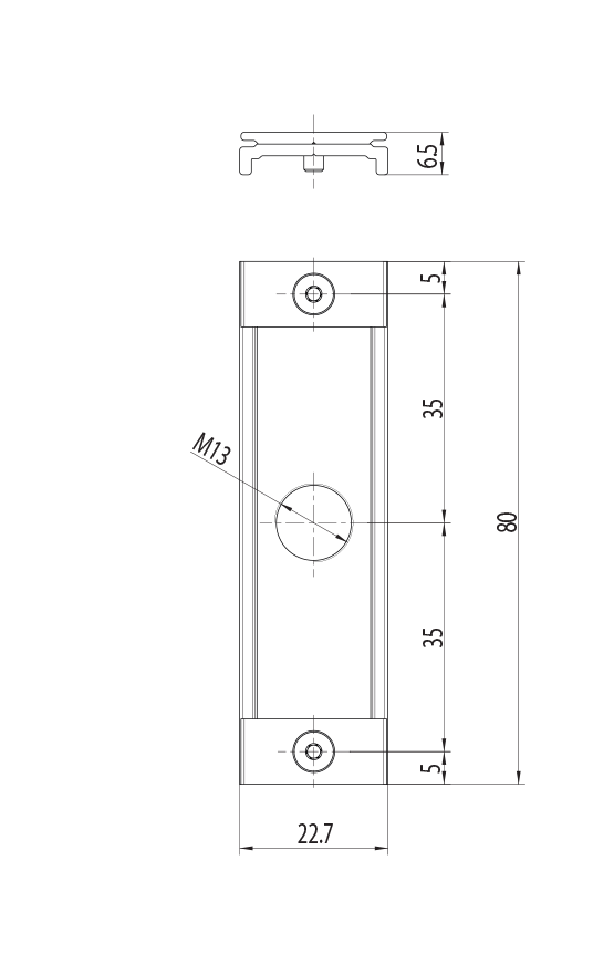 Dimension drawing