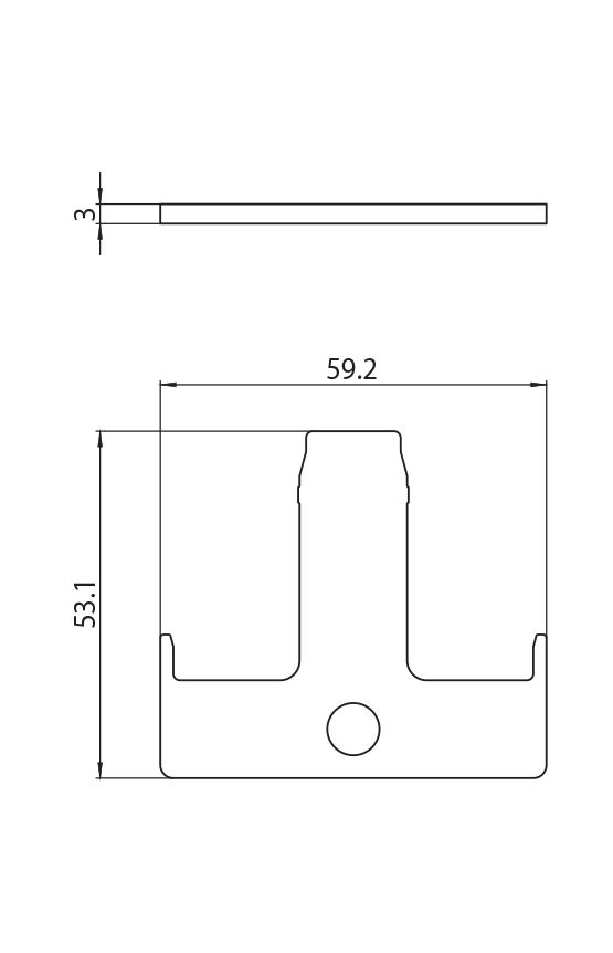 Dimension drawing