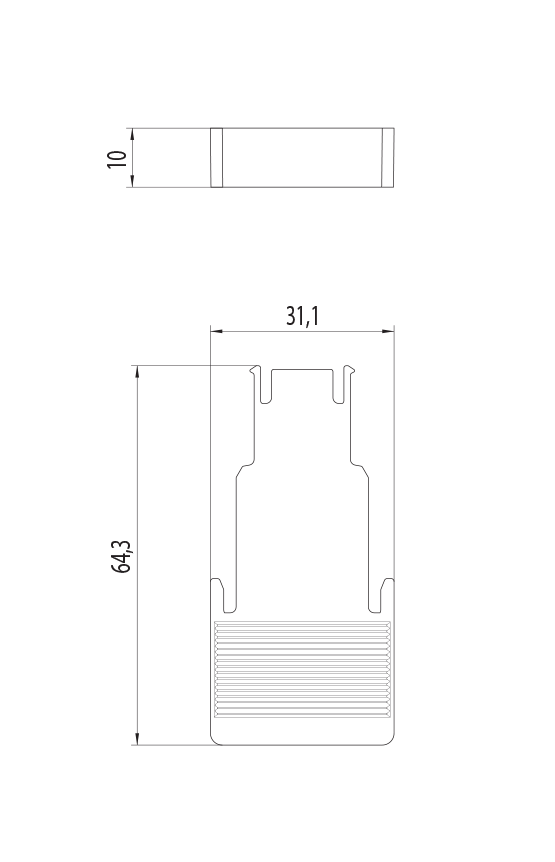Dimension drawing