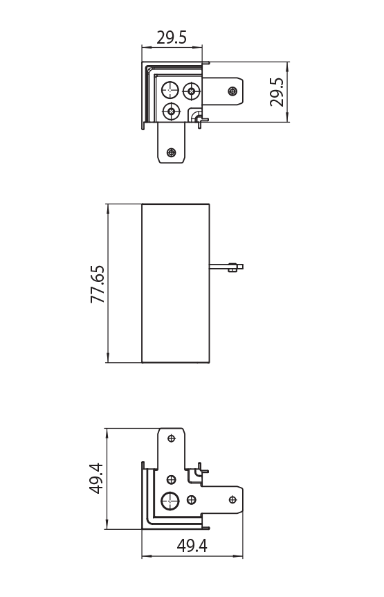 Dimension drawing