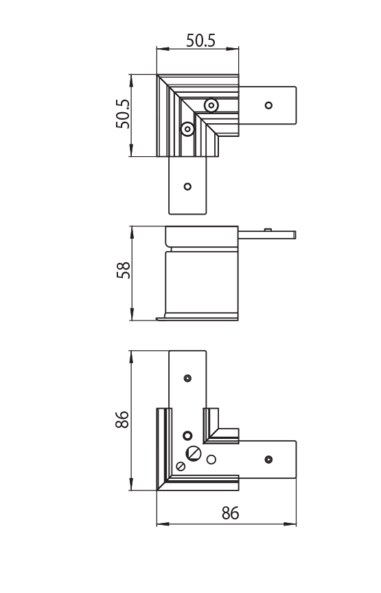 Dimension drawing