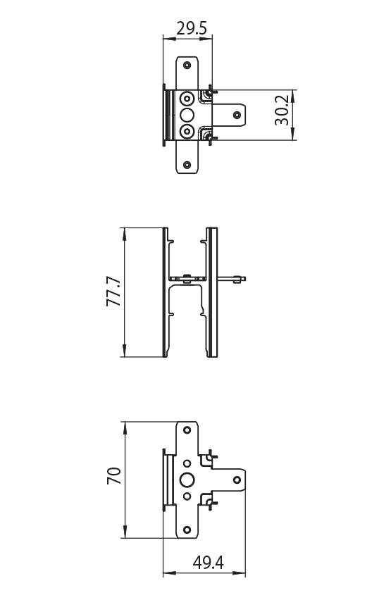 Dimension drawing