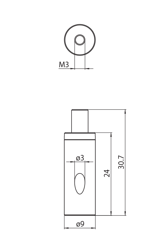 Dimension drawing