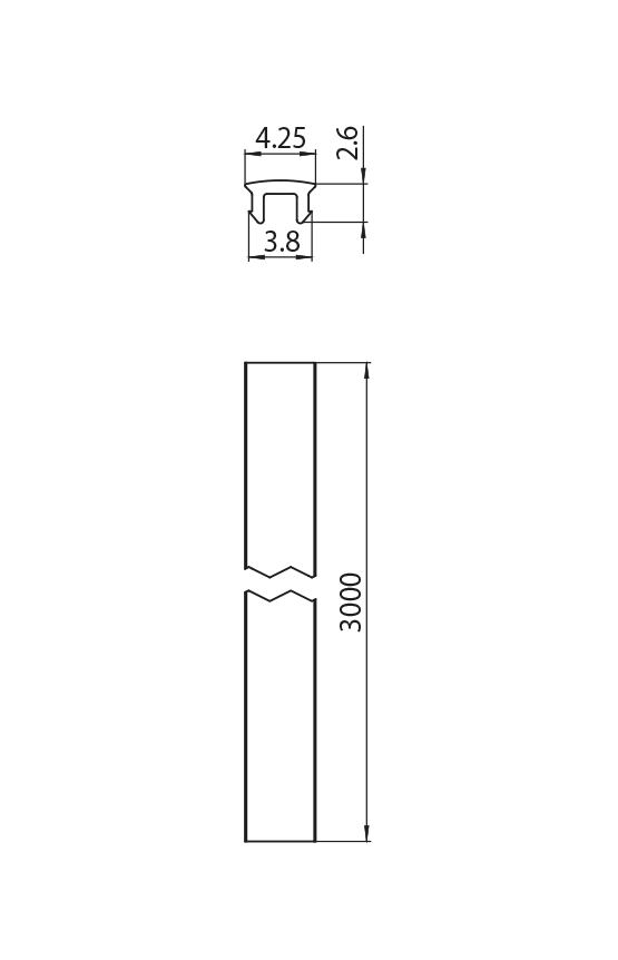 Dimension drawing