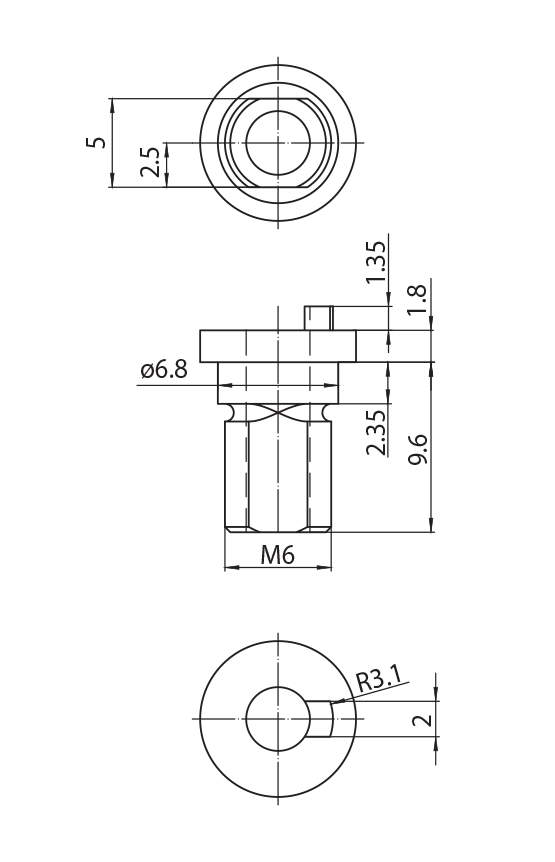 Dimension drawing