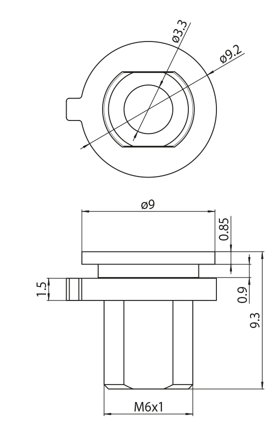 Dimension drawing