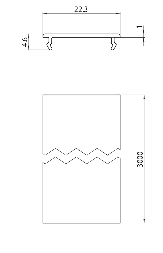 Dimension drawing