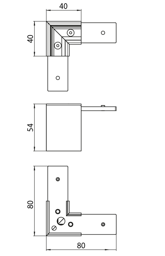 Dimension drawing